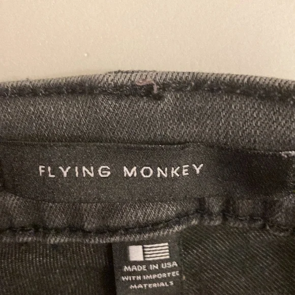 Flying Monkey- black low rise skinny-26 - Picture 4 of 12